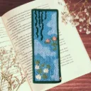 Kit broderie canevas Marque-page Lotus