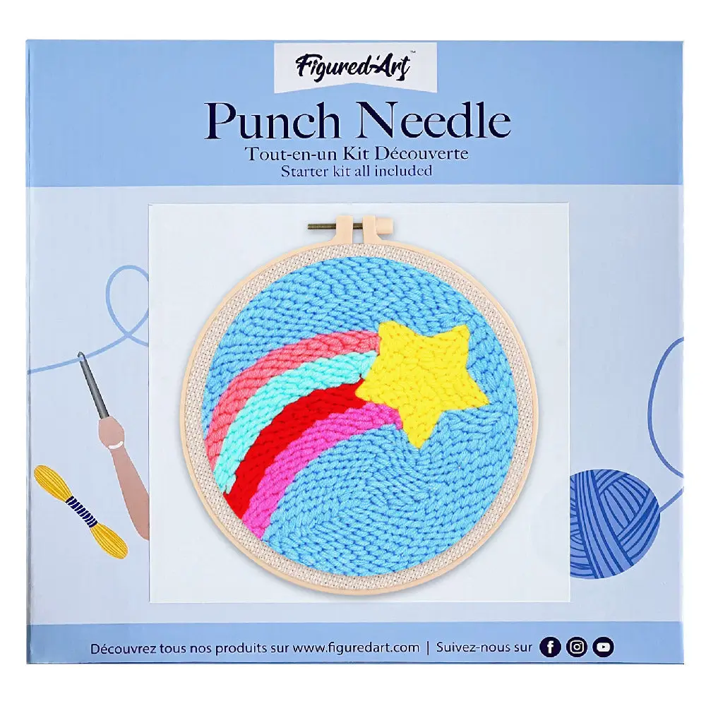 Kit punch needle Etoile filante
