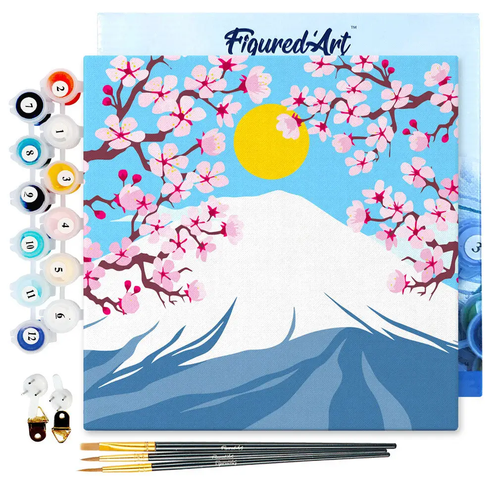 Kit Peinture aux Numéros Mont Fuji