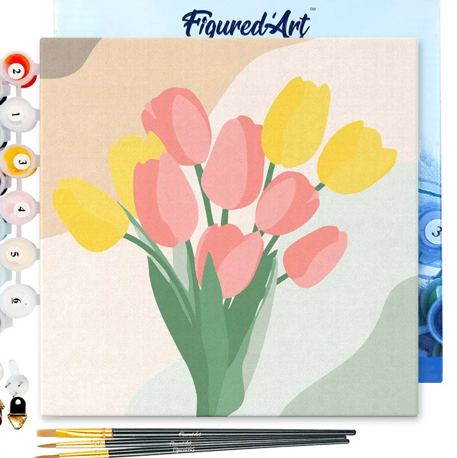 Kit Peinture aux Numéros Tulipes
