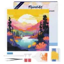 Kit Diamond painting Coucher de soleil