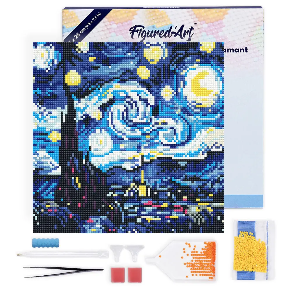 Kit Diamond painting Nuit étoilée