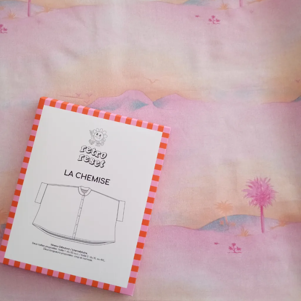 Coupon vintage désert rose