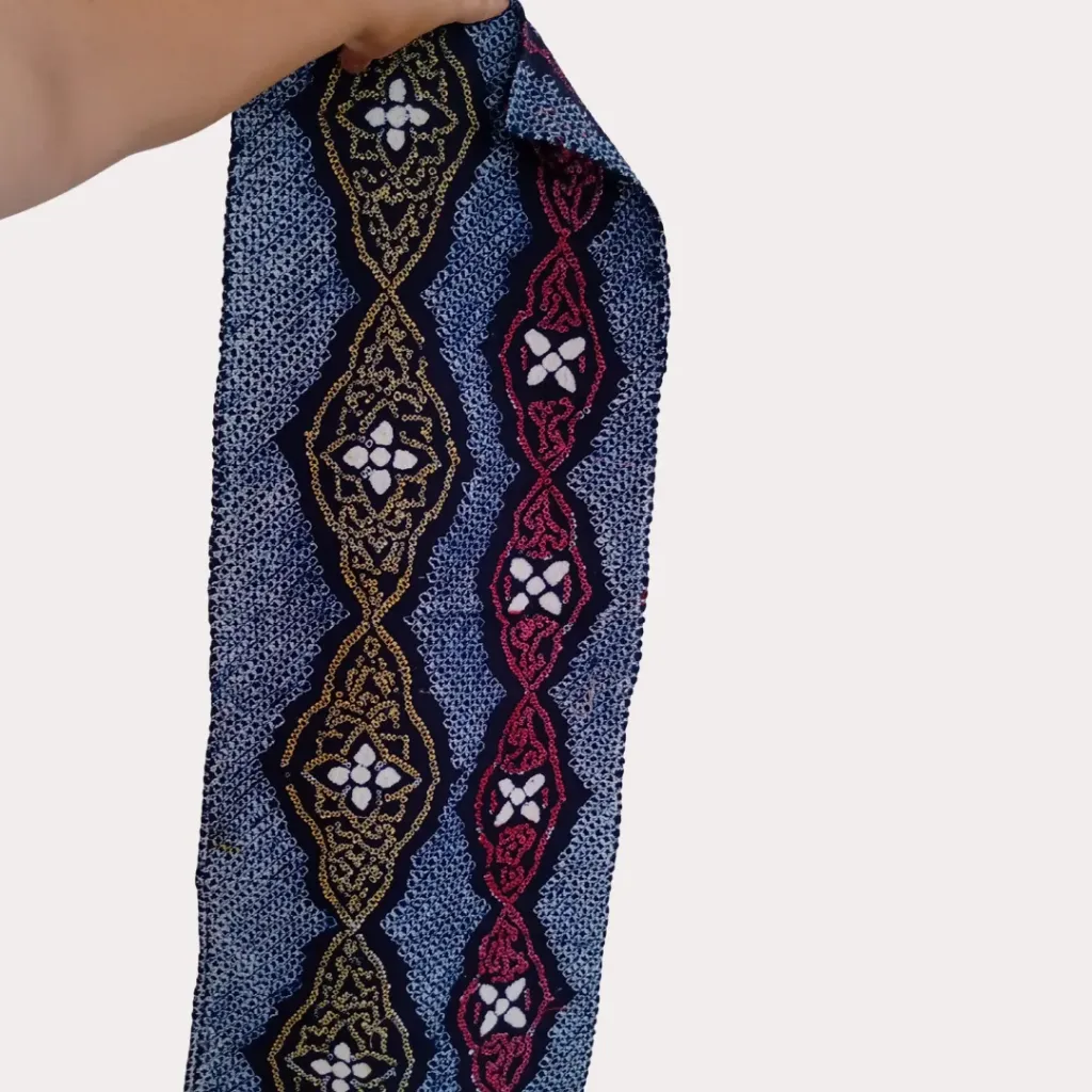 Coupon de tissu japonais Shibori