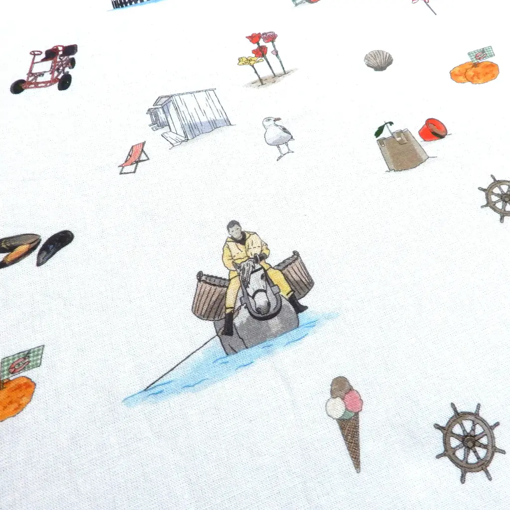 [PERCAL Côte belge] Percale de coton A la côte belge