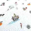 Percale de coton A la côte belge