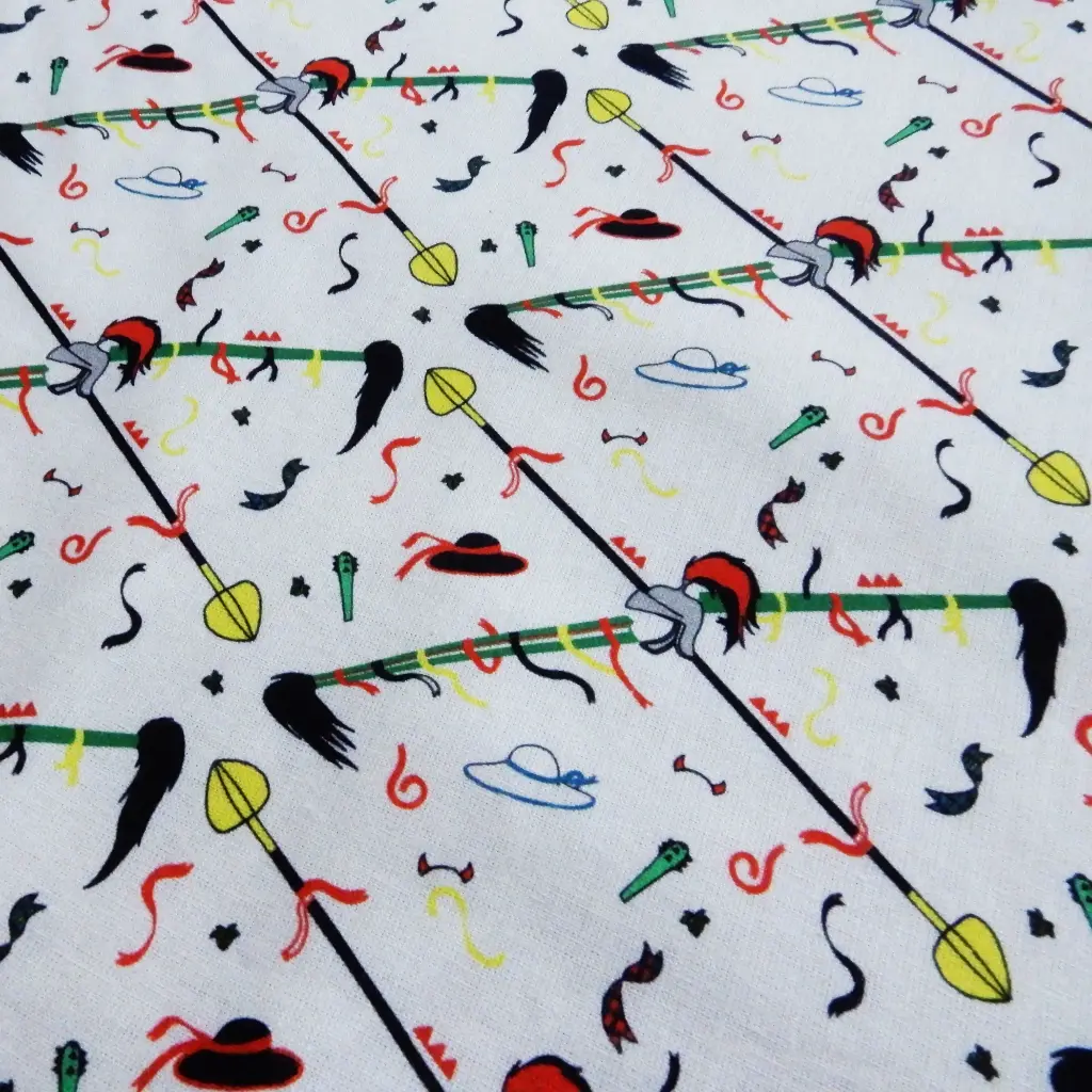 [KANO ACCESS Mons] Popeline de coton Accessoires de la ducasse de Mons