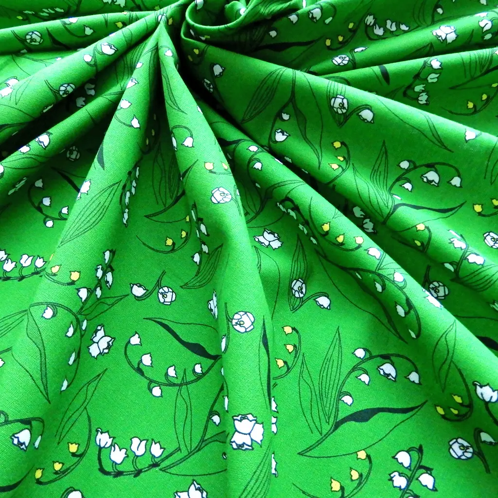 [KANO Muguet] Popeline de coton Muguet