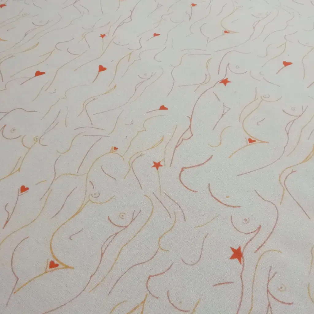 Viscose Silhouettes clair 