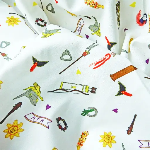 [KANO ACCESS ATH] Tissu coton Les Accessoires de la Ducasse d'Ath