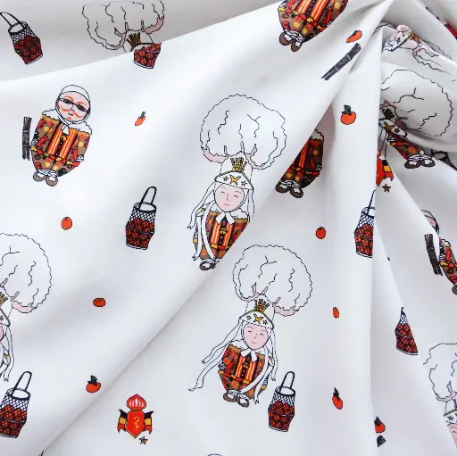 [KANO Gilles] Popeline de coton Gilles de Binche